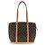 Sac à main Louis Vuitton Monogram Babylon Marron