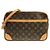 Borsa a tracolla Louis Vuitton Monogram Trocadero Marrone