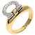 Anello Salvatore Ferragamo Gancini Pave Diamond - vista 2