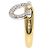 Anello Salvatore Ferragamo Gancini Pave Diamond - vista 3