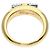 Anello Salvatore Ferragamo Gancini Pave Diamond - vista 4