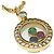 Collana Chopard Happy Diamonds Zaffiro Rubino Smeraldo - vista 5
