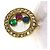 Collana Chopard Happy Diamonds Zaffiro Rubino Smeraldo - vista 6