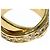 Diamond Céline Anello Celine Logo Cross Diamanti in Oro Giallo 18K - vista 10