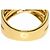 Diamond Céline Anello Celine Logo Cross Diamanti in Oro Giallo 18K - vista 8