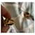 Christian Dior Clip-Ohrringe aus Gold und Emaille Schwarz Golden  - Ansicht 4