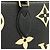 Borsa Louis Vuitton Bicolor Monogram Empreinte OnTheGo MM Nero Multicolore Beige - vista 6