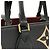 Borsa Louis Vuitton Bicolor Monogram Empreinte OnTheGo MM Nero Multicolore Beige - vista 7