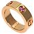 Cartier Love Ring in Pink Gold with Pink Sapphire