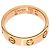 Anello Cartier Mini Love in oro rosa 18K - vista 4