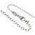 Collana Gucci Double G in oro bianco 18K - vista 3