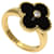 Van Cleef & Arpels Vintage Alhambra Diamond Onyx Ring  - view 1