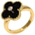 Van Cleef & Arpels Vintage Alhambra Diamond Onyx Ring  - view 2