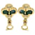 Van Cleef & Arpels Vintage Alhambra Ohrringe aus Malachit und 18K Gelbgold  - Ansicht 5