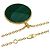 Collana Christian Dior Dior Rose des Vents Medium in malachite e diamanti - vista 2