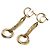 Orecchini lunghi Cartier Trinity in oro 18K