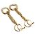 Orecchini lunghi Cartier Trinity in oro 18K - vista 2