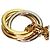 Orecchini lunghi Cartier Trinity in oro 18K - vista 5