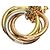 Orecchini lunghi Cartier Trinity in oro 18K - vista 6