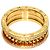 Bulgari Bvlgari B-zero1 Rock Edge Diamond Ring mit 2 Bändern - Ansicht 4