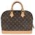 Borsa Louis Vuitton Monogram Alma PM Marrone Monogramma - vista 2