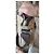 Borsa a tracolla Burberry Black Label in tela Marrone Bianco Blu Beige - vista 14