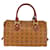 MCM Visetos logogramme Leather Marrone  - vista 2