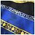 Gianni Versace Foulard Seta Barocco Anni 90 Nero Blu D'oro - vista 12