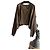 Munthe Plus Simonsen Sudadera corta PLU marrón efecto tie-dye Castaño Marrón oscuro