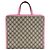 Borsa Gucci GG Supreme Canvas Marrone Rosa - vista 4