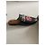Gucci Princetown Mules in pelle nera con ricamo rosa - vista 8
