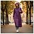 Medusa Trench Impermeabile con Cappuccio in Nylon Viola VERSACE Giacca Windbreaker Lunga 50 Porpora - vista 15