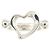 Tiffany & Co Anello Tiffany Open Heart in Argento 925 - vista 2