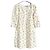 Claudie Pierlot Sommerkleid mit gelbem Blumenprint Weiß