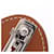 Hermès Barrette Hermes Evelyne PM Gold Accessoire pour cheveux Marron  - vue 3