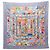 Hermès Foulard Hermes Carre 90 Correspondance Marrone Multicolore