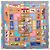 Hermès Foulard Hermes Carre 90 Correspondance Marrone Multicolore - vista 7