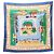 Hermès Foulard Hermes Carre 90 RETOUR A LA TERRE Blu Multicolore