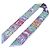 Hermès Hermes Twilly Le Boubou H Ribbon Scarf Muffler Blu Multicolore - vista 2