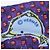 Hermès Hermes Twilly Le Boubou H Ribbon Scarf Muffler Blu Multicolore - vista 4