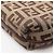 Borsa a spalla Fendi Zucchino Marrone Beige - vista 5