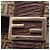 Borsa a spalla Fendi Zucchino Marrone Beige - vista 8