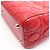 Borsa Christian Dior Dior Lady Large in pelle rossa Rosso - vista 5
