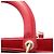 Borsa Christian Dior Dior Lady Large in pelle rossa Rosso - vista 8