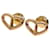 Hermès Boucles d'oreilles puces Hermes Chaine d'Ancre Heart  - vue 1