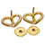 Hermès Boucles d'oreilles puces Hermes Chaine d'Ancre Heart  - vue 3