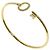 Pulsera rígida Tiffany & Co. de oro amarillo 18K con llave ovalada - vista 2