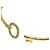 Pulsera rígida Tiffany & Co. de oro amarillo 18K con llave ovalada - vista 3