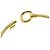 Pulsera rígida Tiffany & Co. de oro amarillo 18K con llave ovalada - vista 4