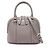 Borsa a mano Gucci Microguccissima in pelle grigia Marrone